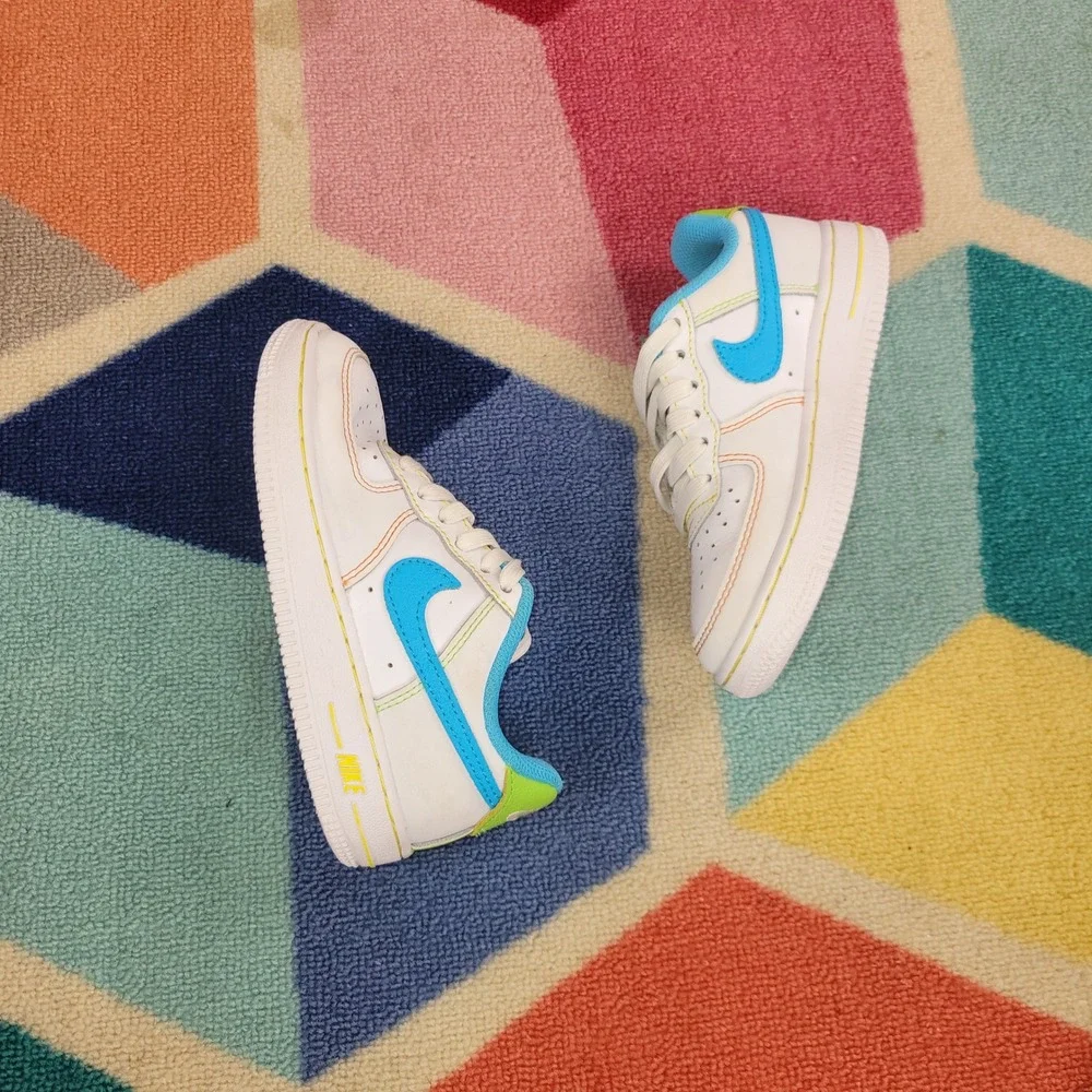 Nike Air Force 1 Low‎ Rainbow Stitch Sneakers